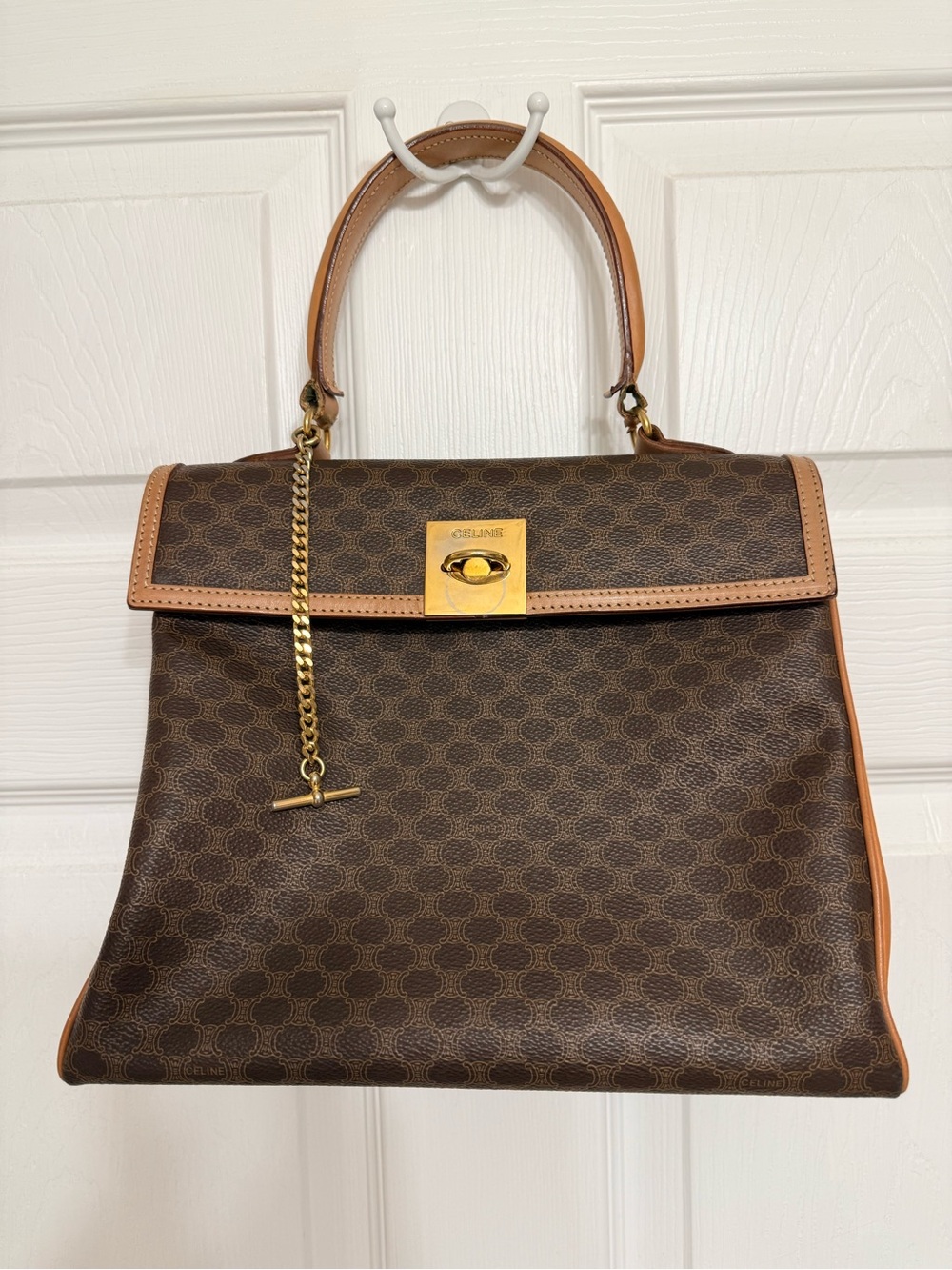 *Authentic* Celine - Macadam Top Handle Bag w/ COA